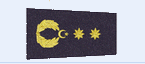 Pakistan Air Force Ranks Crescent and 2 Star