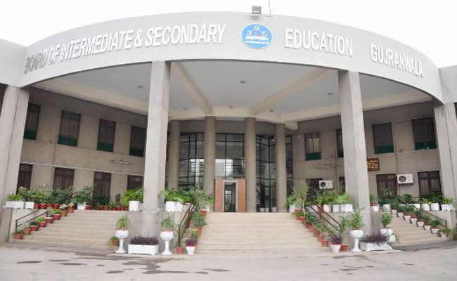 BISE Gujranwala Online Matric and Inter Admission Forms Fee schedule 2023