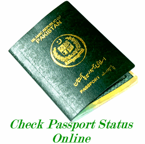 Passport Tracking Pakistan by CNIC