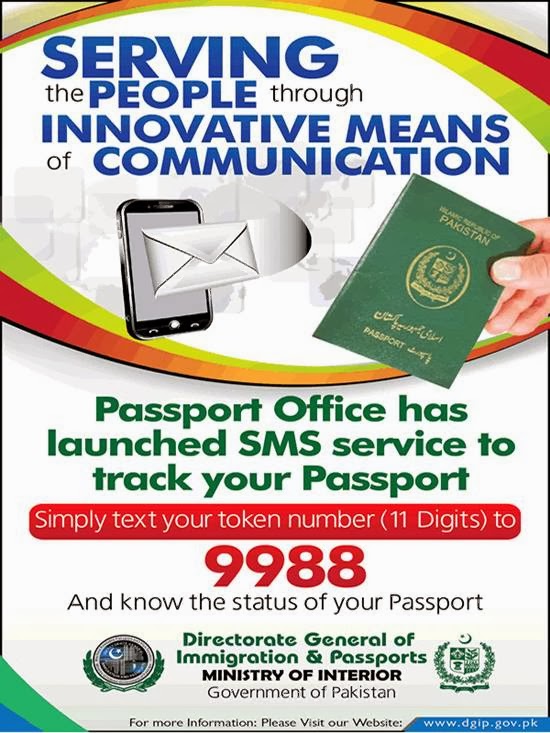 Track Your Pakistani Passport Status Via SMS