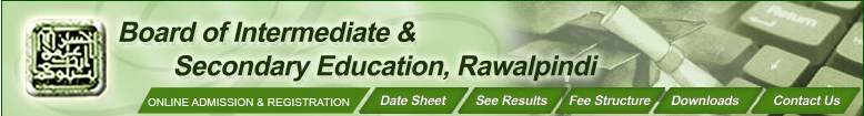 Rawalpindi Board 11th 12th Class Roll No Slips 2024 FA FSC ICS Download Online – BISERWP