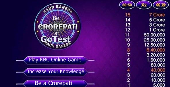 Kaun Banega Crorepati Game Play Free Online Quiz
