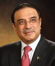 President of Pakistan Asif Ali Zardari
