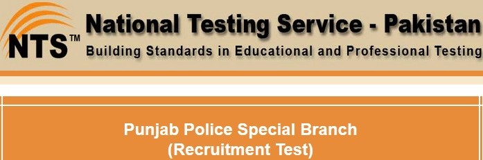 Punjab Police Special Branch Jobs NTS Test 2023 Result