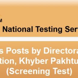 KPK Educators SST NTS Test 2023 Roll Number Slips Download Merit List Online