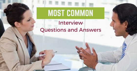 Most Common Questions with Answers Asked in a Job Interview