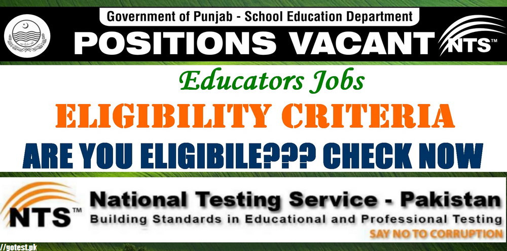 NTS Educators Jobs Online Test Mcqs and Sample Papers Notes for Preparation Syllabus ESE SESE SSE Science Arts Teachers