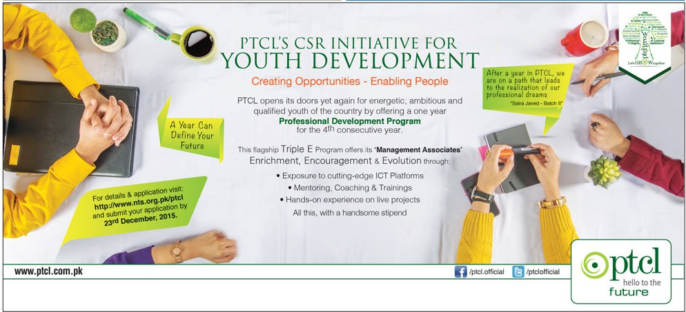 PTCL One Year Paid Internship Program 2024 Eligibility Criteria Form Download Last Date