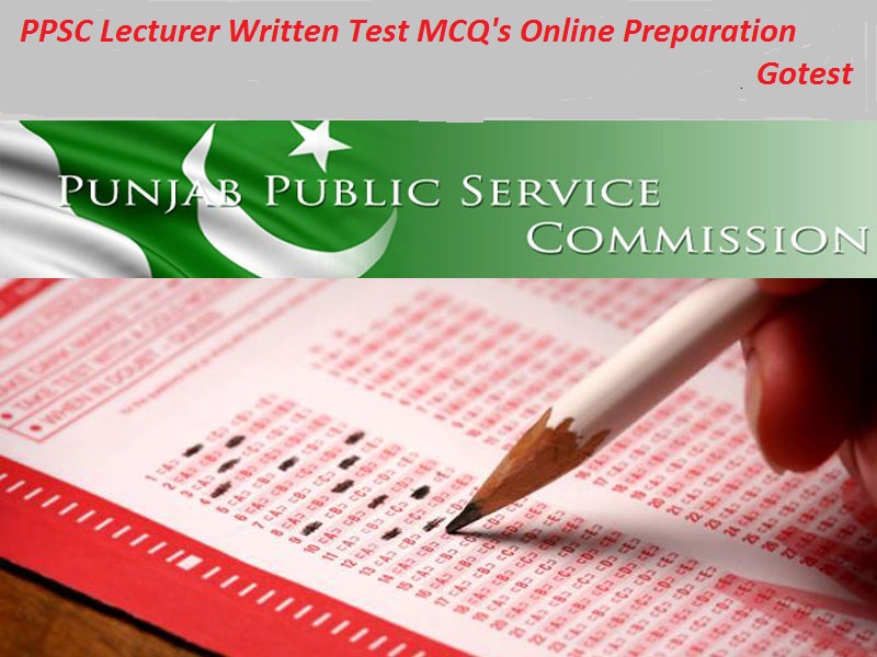 PPSC lecturer written test preparation