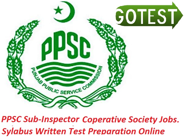 Sub Inspector Cooperative Society PPSC Jobs 2024 Written Test Preparation