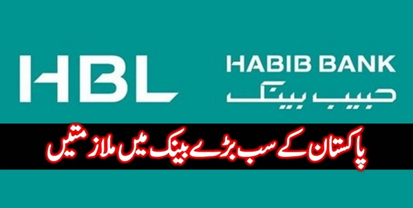 HBL Cash Officers Job 2024 for Fresh Graduates Students in Pakistan Apply now