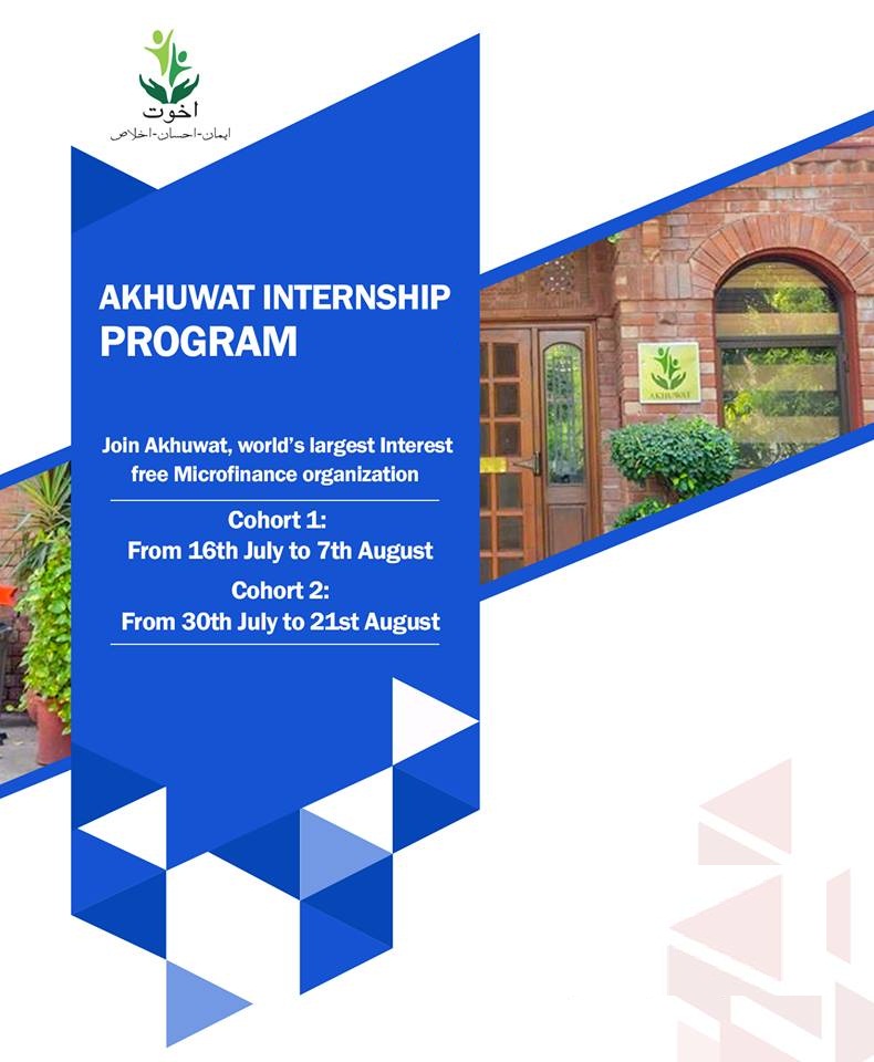 Akhuwat Internship Program 2023 Apply Online