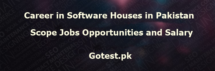 Career in Software Houses in Pakistan