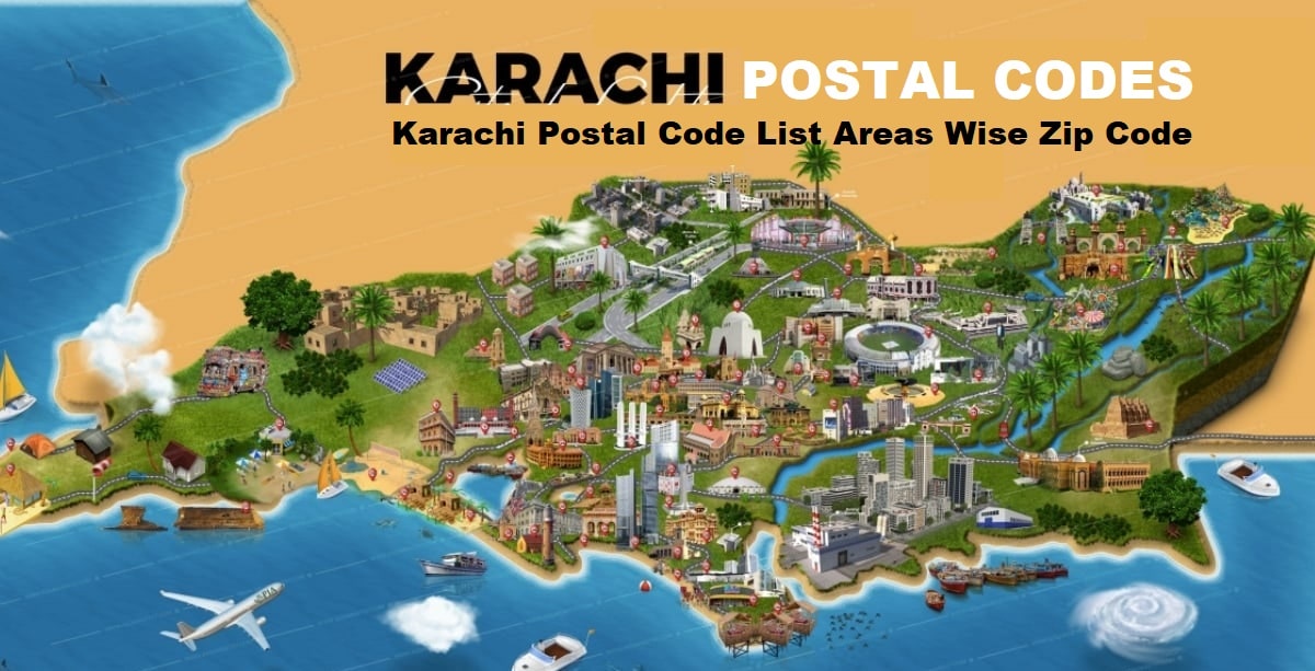 List Of Karachi Postal Code Area