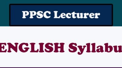 PPSC english lecturer 2024