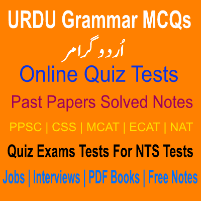Urdu Test 2 Online Preparations