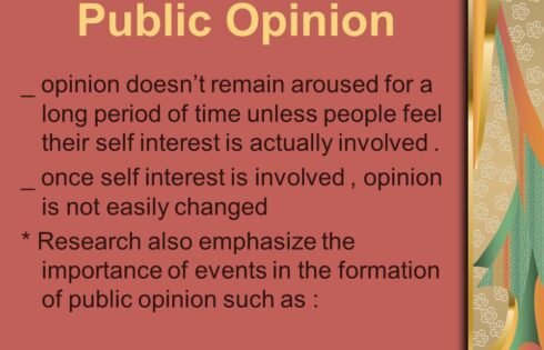 The Power of Public Opinion Essay