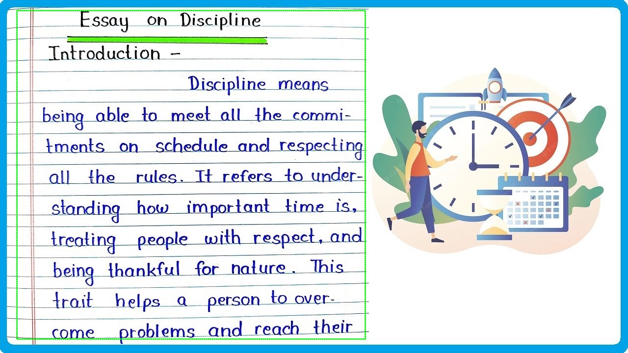 essay on importance of discipline in our life