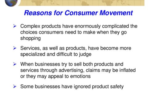 The Importance of Consumer Movement Essay