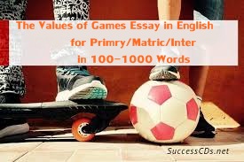 The Values of Games Essay 