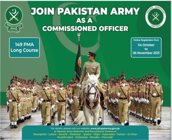 Join Pak Army 149 PMA Long Course 2023 Registration Online