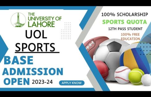 UOL Sports Based Admission 