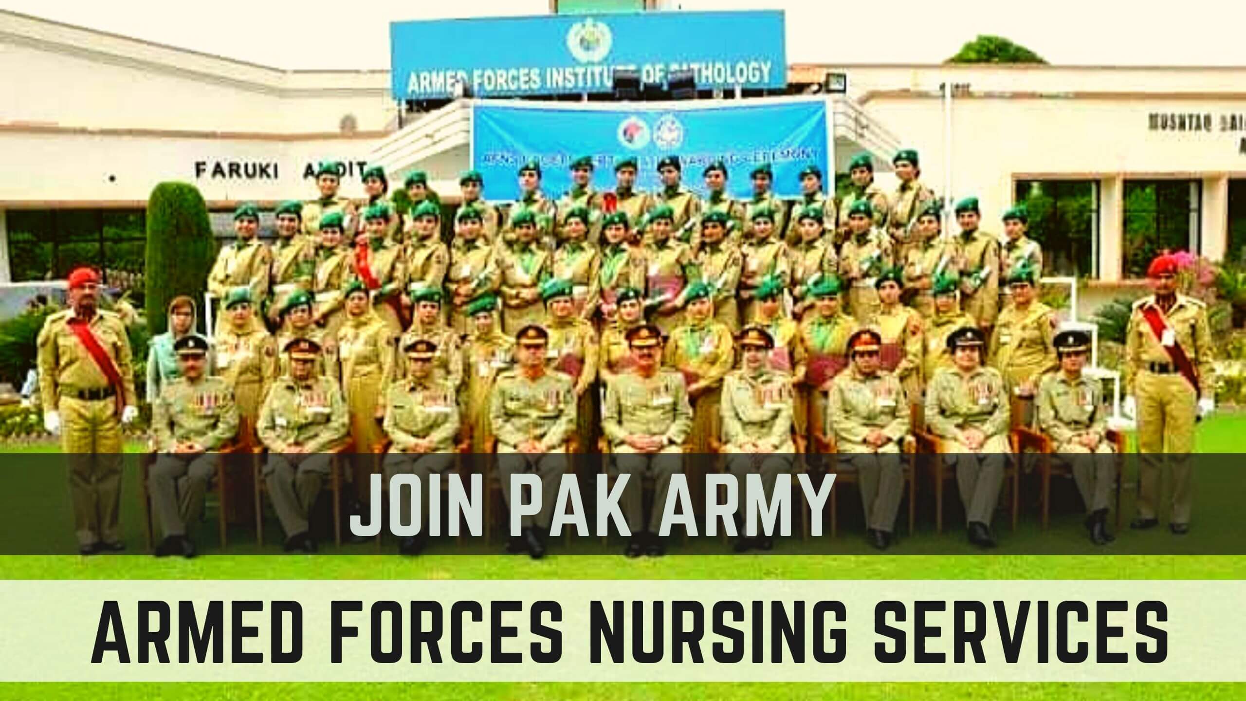 Join Pak Army as a Female Nursing Service AFNS Jobs 2023 Eligibility Online Apply