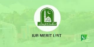 IUB Merit List 2023 1st 2nd 3rd Check Online | iub.edu.pk