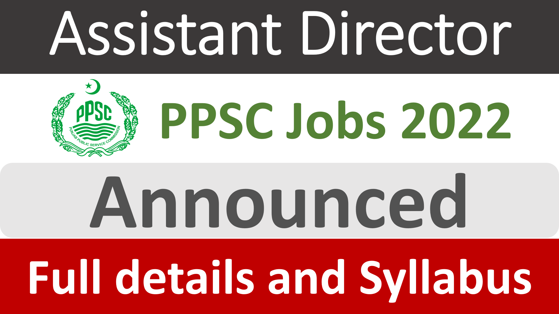 PPSC Assistant Director Labour Jobs 2023