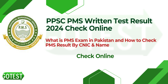 PPSC PMS Written Test Result 2024