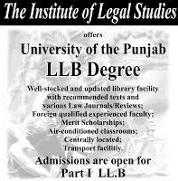 Institute Of Legal Studies Lahore Admission