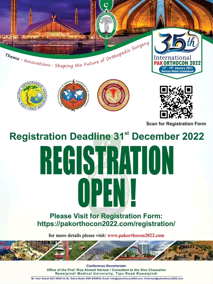 35th International Pak Orthocon Conference