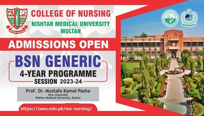 Nishtar Medical College Multan BS Nursing Admission 2023 