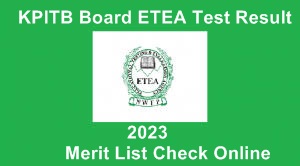 KPITB Board ETEA Test Result 2023