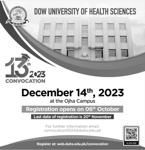 DOW University Admission 2024 