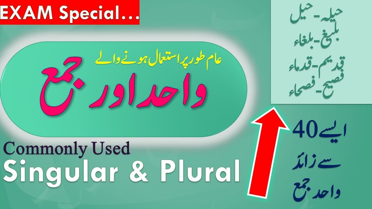 Wahid Jama Urdu Grammar Online Quiz 1