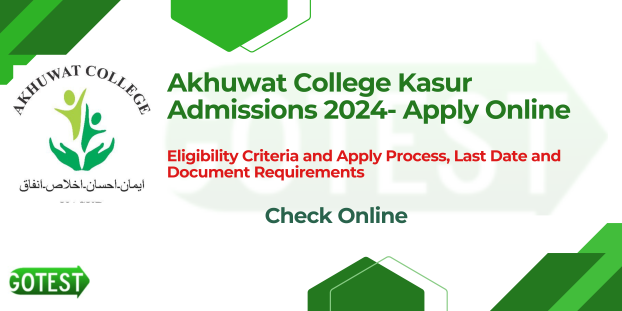 Akhuwat College Kasur Admissions 2024- Apply Online