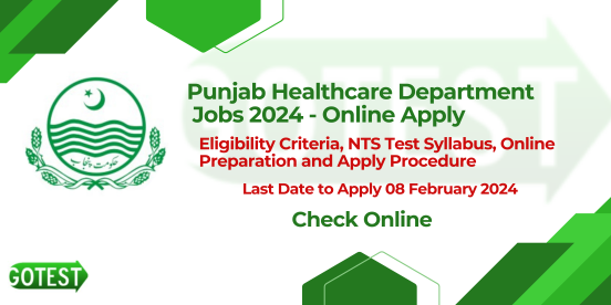 Punjab Healthcare Jobs TEST 2024