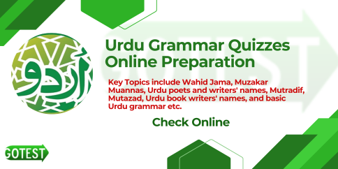 urdu grammar quiz online preparation
