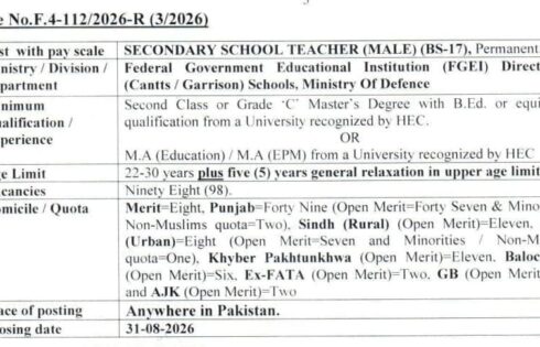FGEI SST TGT Result 2026 Interview Schedule Final Candidates Selected Merit List 1 WhatsApp Image 2026 08 28 at 3.20.24 PM