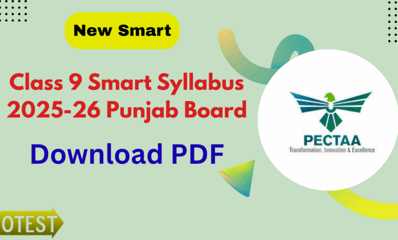 9th Class Smart Syllabus 2025-26 Download Online