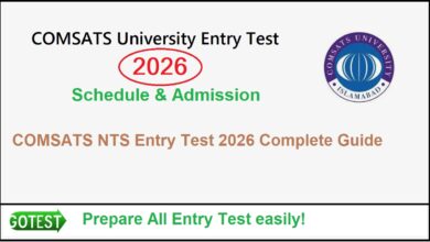COMSATS University Entry Test 2026 NTS